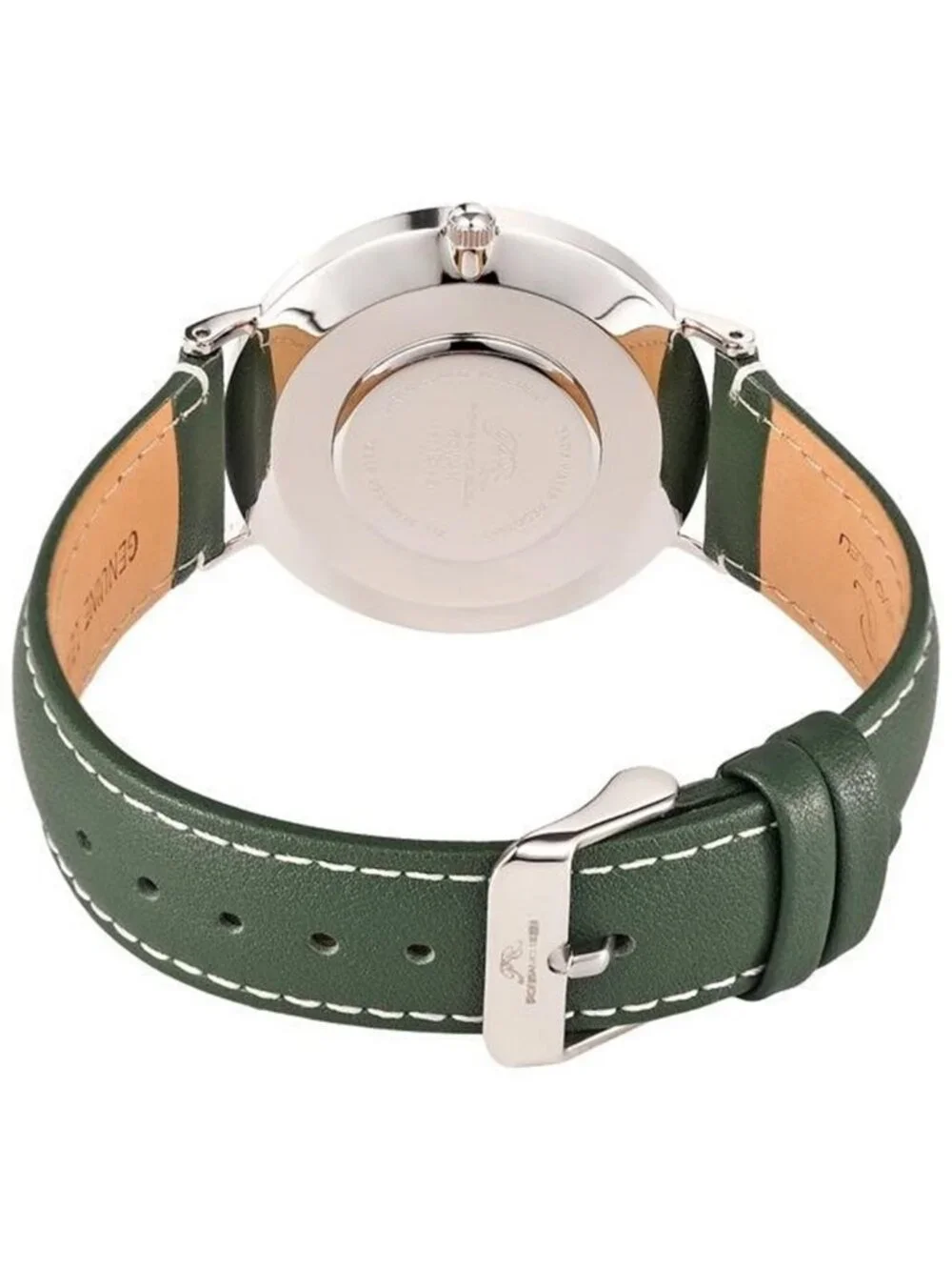 NWT Porsamo Bleu Rowan Quartz Green Dial Men's Watch